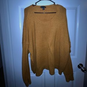 Forever 21 sweater mustard yellow woman’s